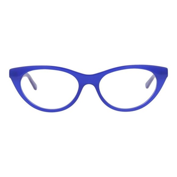 Balenciaga Womens Cat Eye Blue Blue Transparent Fashion Designer Eyewear - Picture 1 of 4